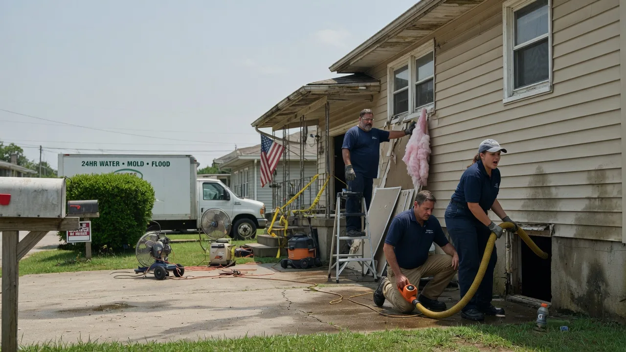 Water Damage Repair in Holcomb, IL near me
